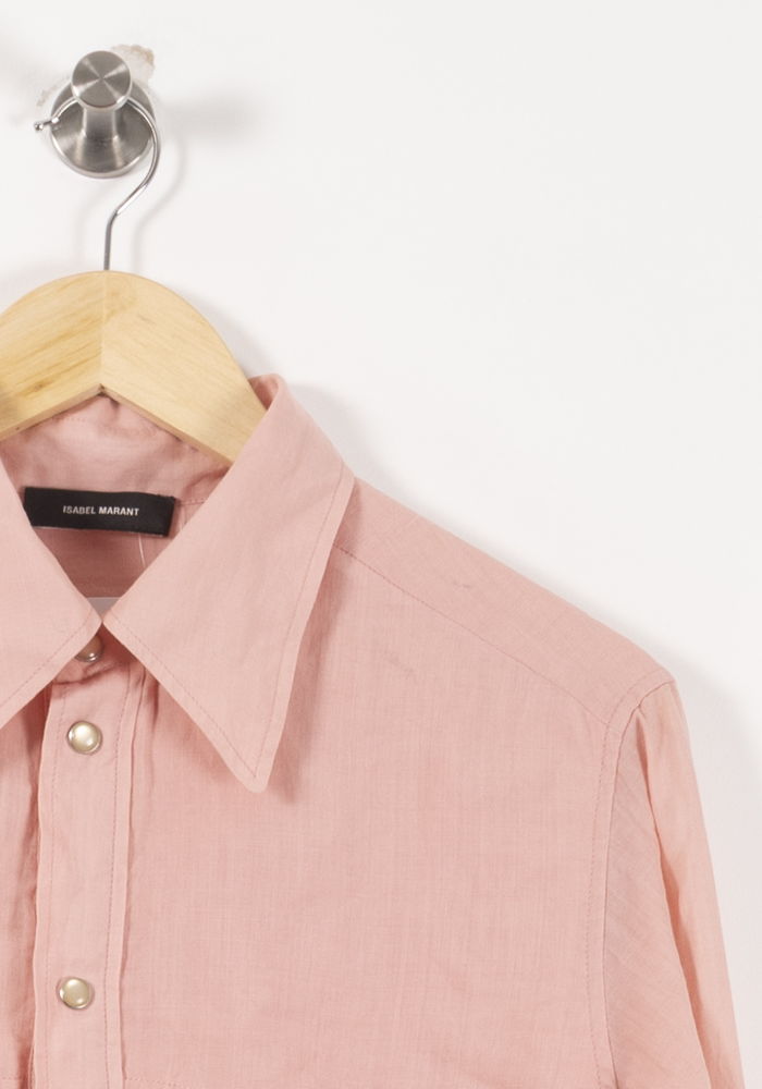 Chemise Western Rose - Taille M/38 de la marque Isabel Marant | PARAD90827 - Vendu par Paradigme - Image 3