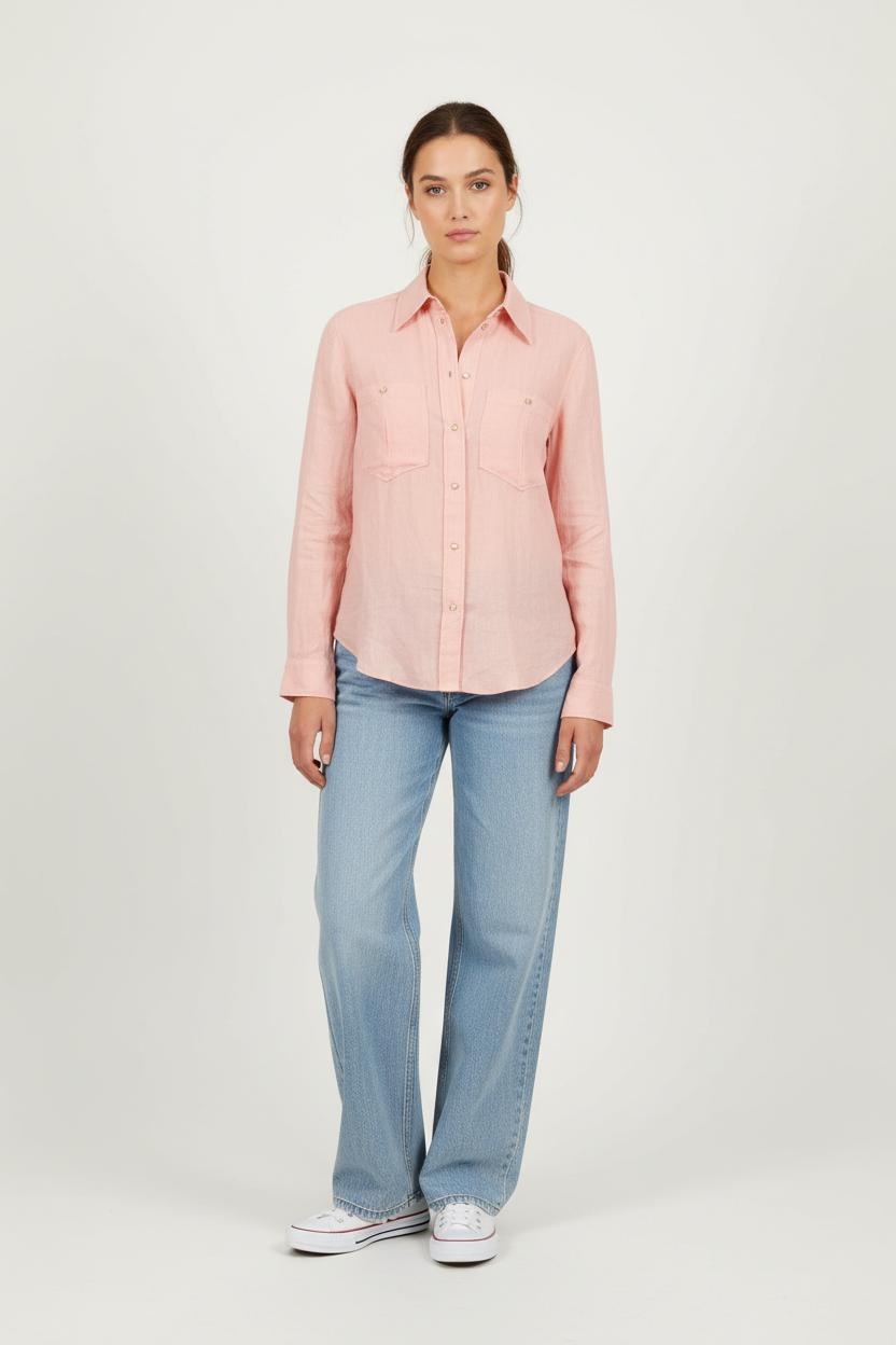 Chemise Western Rose - Taille M/38 de la marque Isabel Marant | PARAD90827 - Vendu par Paradigme - Image 1