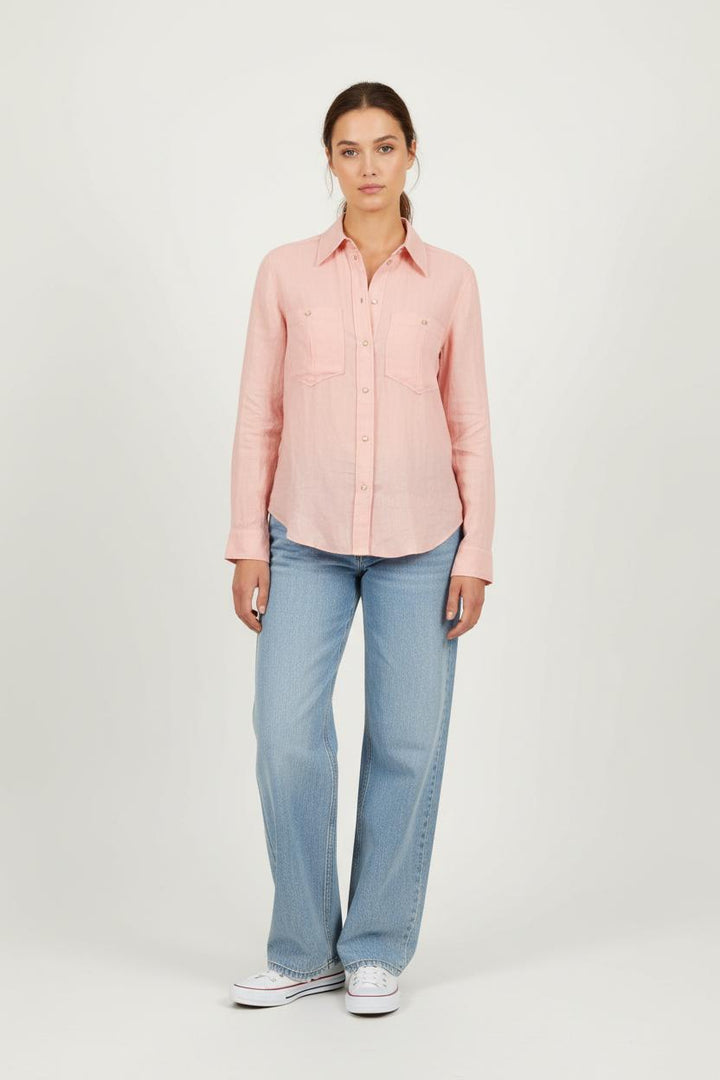 Chemise Western Rose - Taille M/38 de la marque Isabel Marant | PARAD90827 - Vendu par Paradigme - Image 1