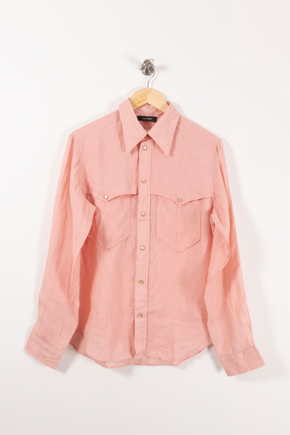 Chemise Western Rose - Taille M/38 de la marque Isabel Marant | PARAD90827 - Vendu par Paradigme - Image 2
