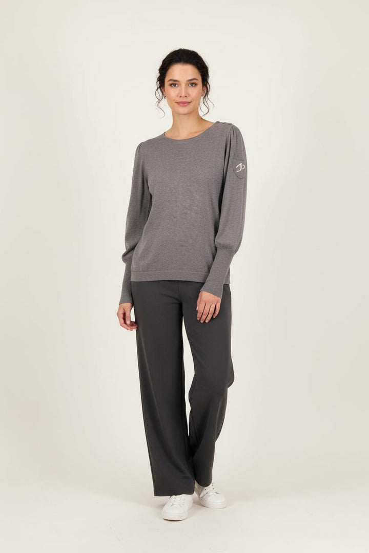 Pull Gris - Taille XL/42 de la marque Ines de la Fressange Paris | PARAD90828 - Vendu par Paradigme - Image 1