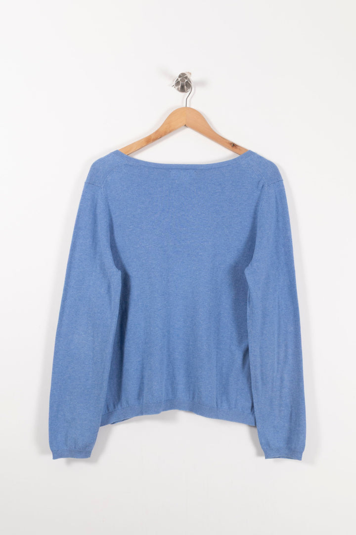 Pull Bleu - Taille XL/42 de la marque Notshy Cashmere | PARAD90829 - Vendu par Paradigme - Image 4
