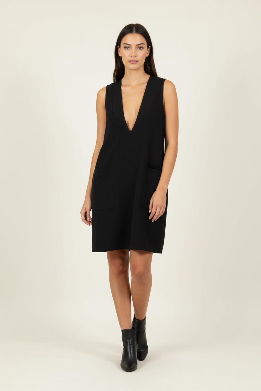 Robe Sans Manches Noire - Taille XL/42 de la marque La Fée Maraboutée | PARAD90832 - Vendu par Paradigme - Image 1