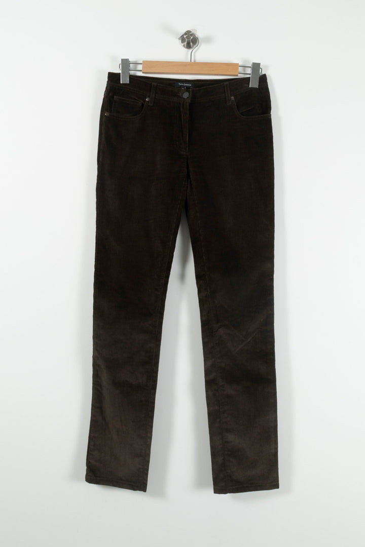 Pantalon Marron - Taille M/38 de la marque Tara Jarmon | PARAD90839 - Vendu par Paradigme - Image 2