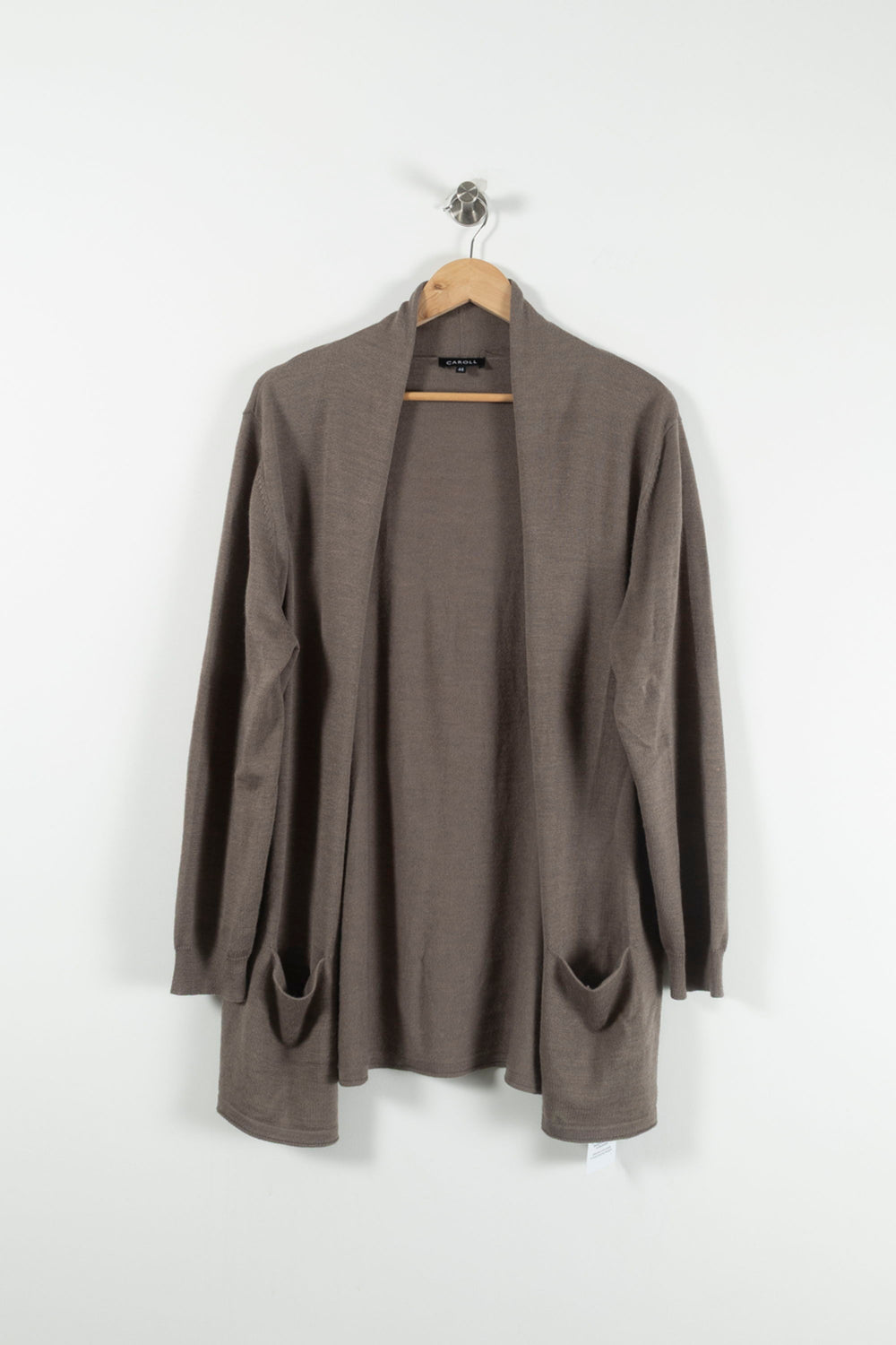 Cardigan Marron - Taille XXL/44 de la marque Caroll | PARAD90840 - Vendu par Paradigme - Image 2