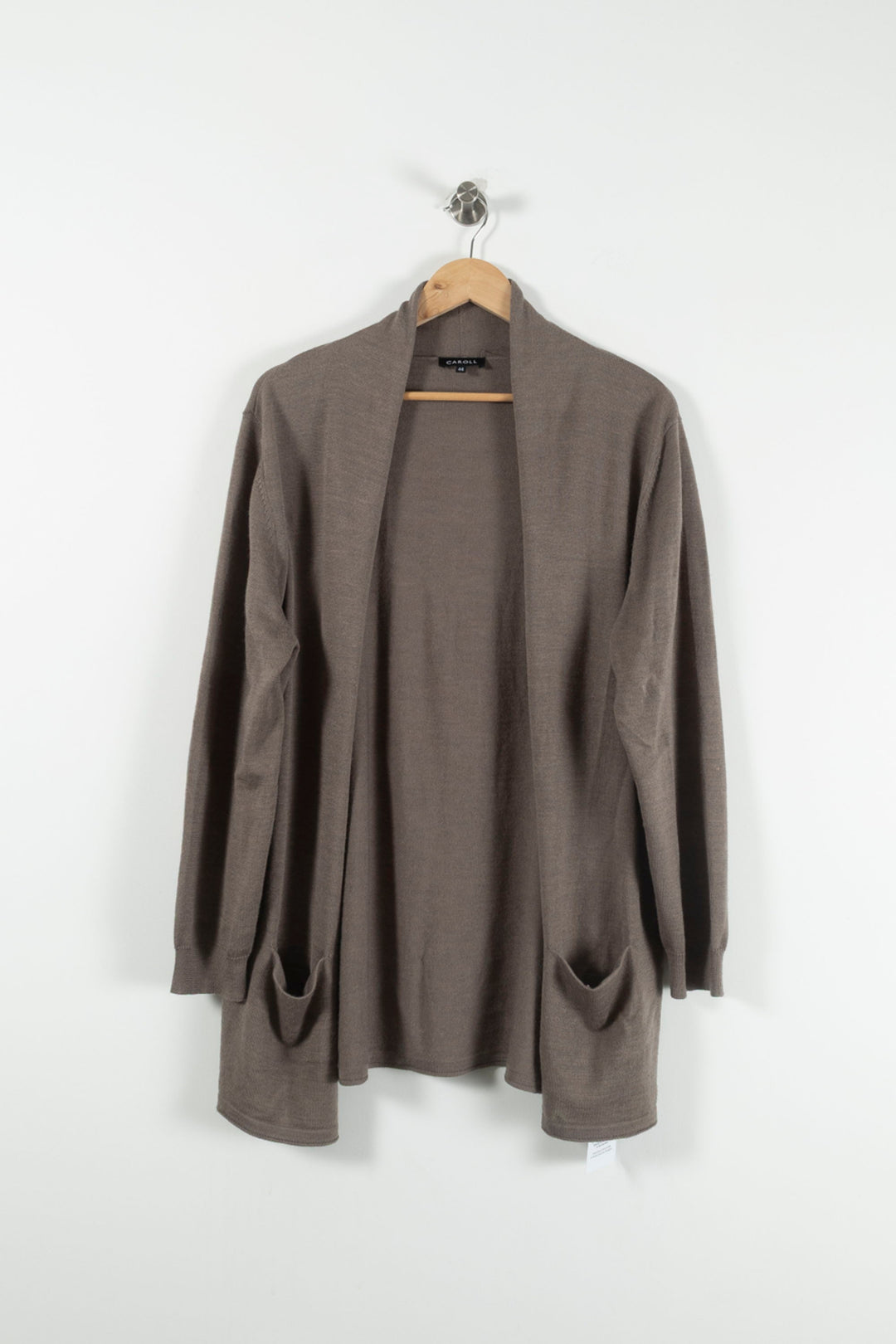 Cardigan Marron - Taille XXL/44 de la marque Caroll | PARAD90840 - Vendu par Paradigme - Image 2