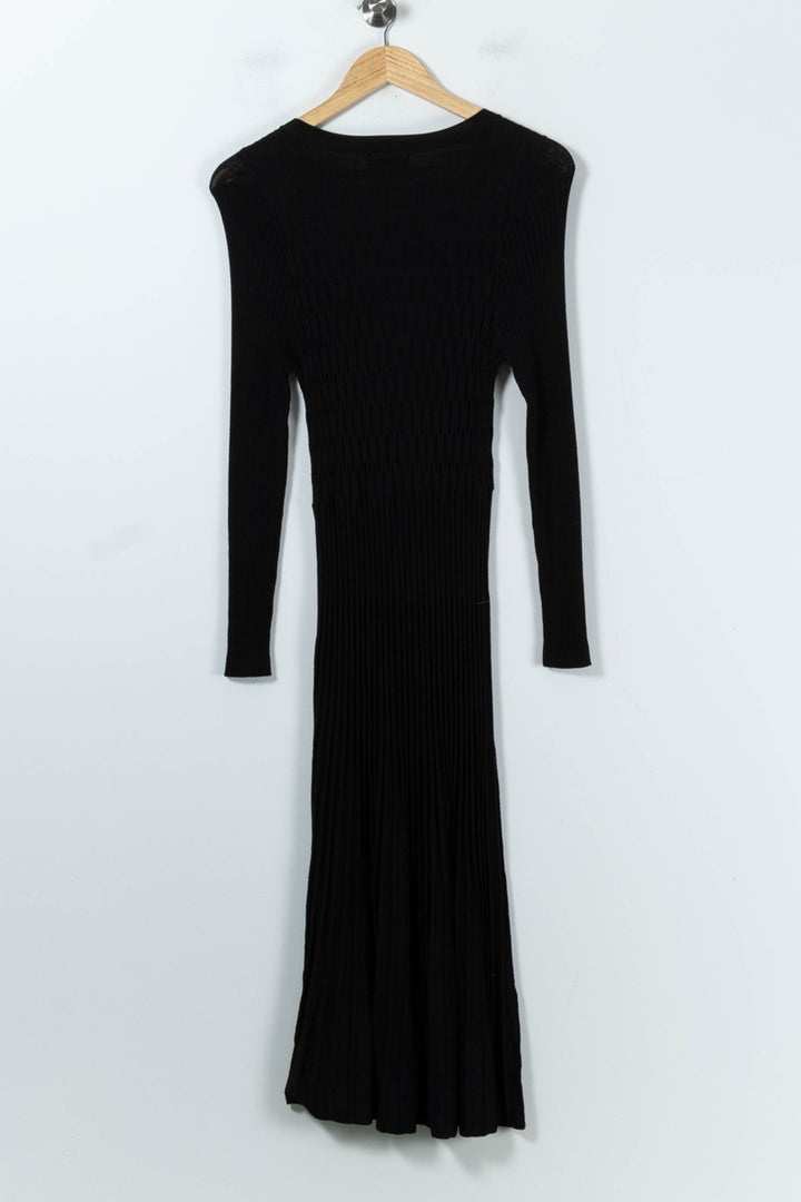 Robe Longue Noire - Taille XS/34 de la marque Suncoo | PARAD90844 - Vendu par Paradigme - Image 4
