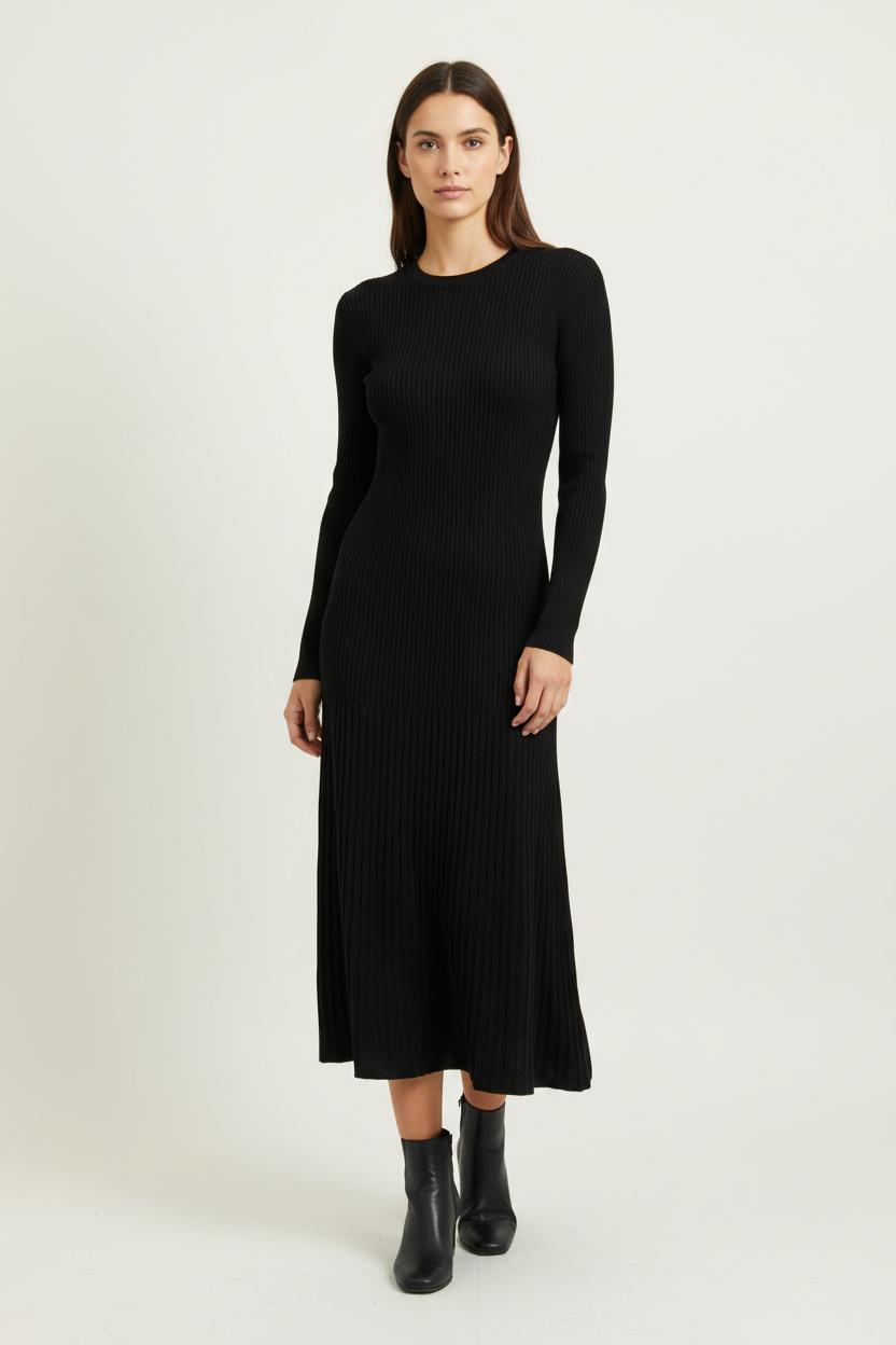 Robe Longue Noire - Taille XS/34 de la marque Suncoo | PARAD90844 - Vendu par Paradigme - Image 1