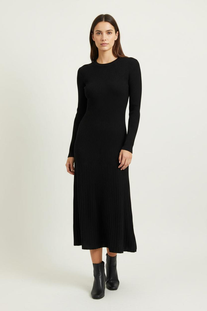 Robe Longue Noire - Taille XS/34 de la marque Suncoo | PARAD90844 - Vendu par Paradigme - Image 1