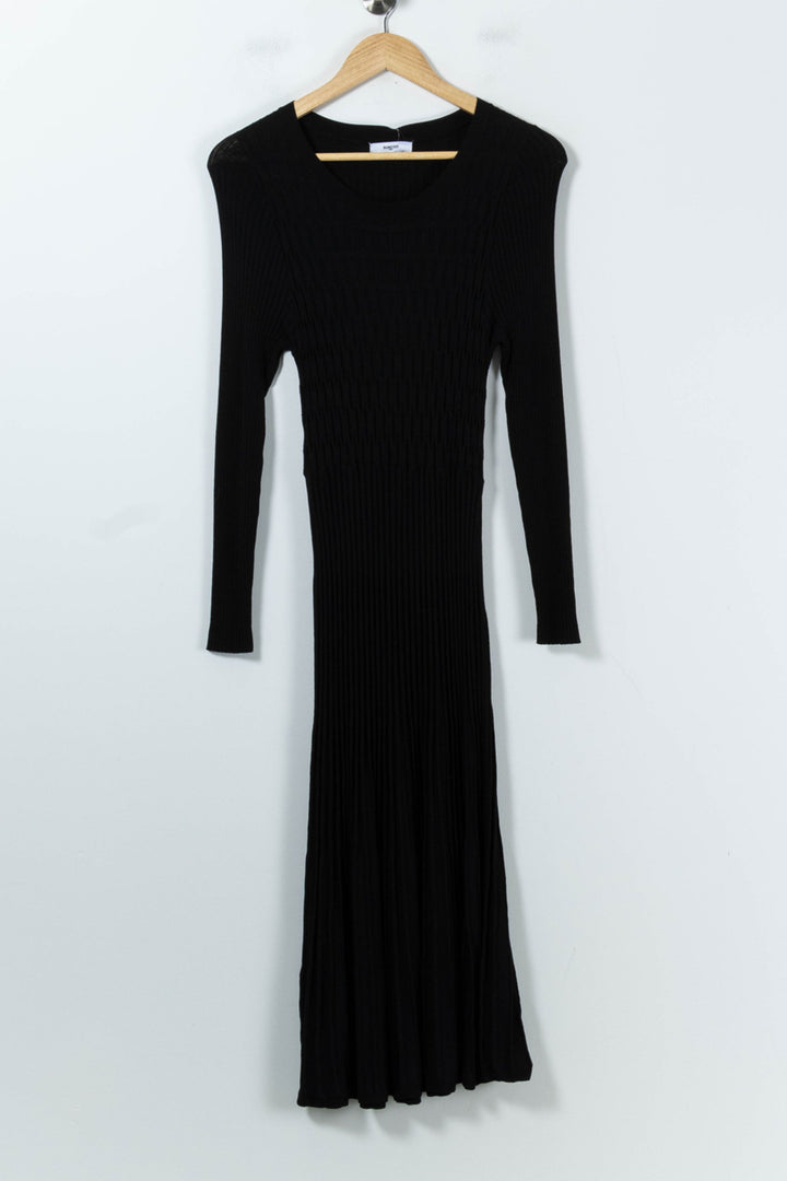 Robe Longue Noire - Taille XS/34 de la marque Suncoo | PARAD90844 - Vendu par Paradigme - Image 2