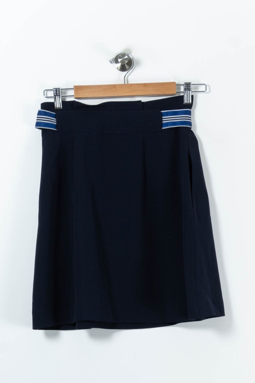Jupe Courte Bleue - Taille S/36 de la marque Claudie Pierlot | PARAD90847 - Vendu par Paradigme - Image 4