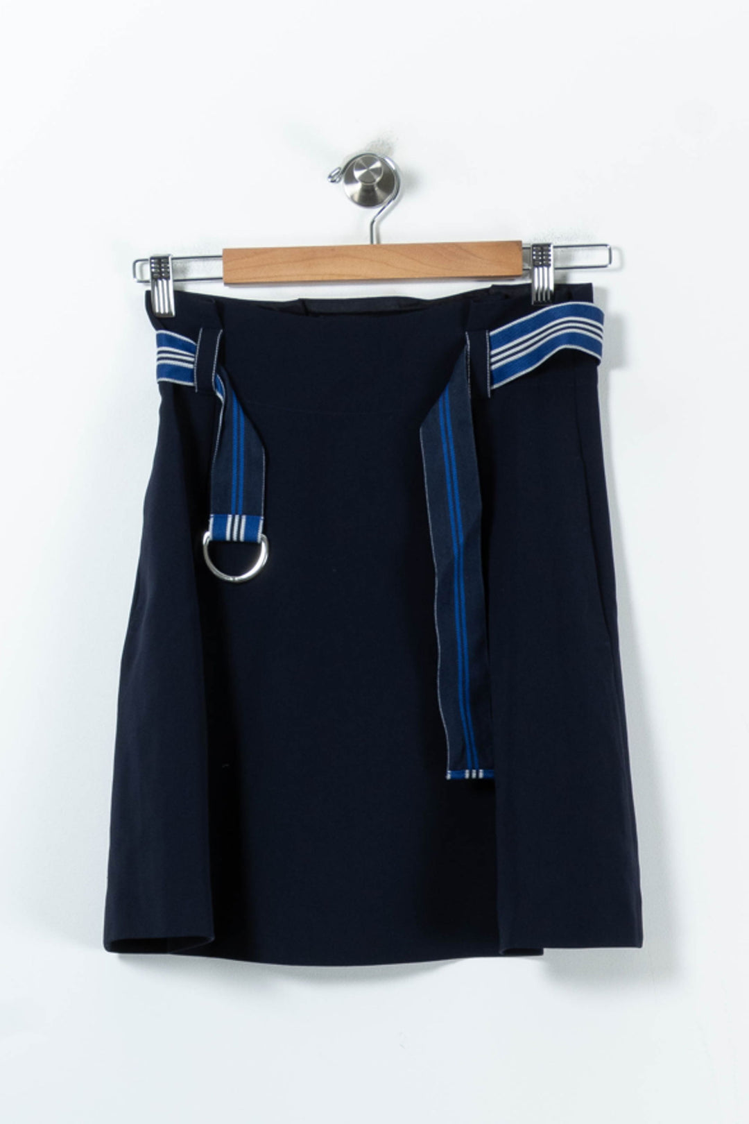 Jupe Courte Bleue - Taille S/36 de la marque Claudie Pierlot | PARAD90847 - Vendu par Paradigme - Image 2