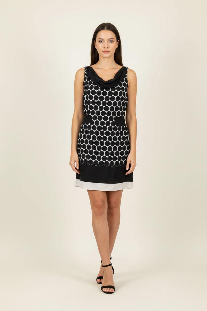 Robe Sans Manches Noire et Blanche - Taille S/36 de la marque Comptoir des Cotonniers | PARAD90848 - Vendu par Paradigme - Image 1