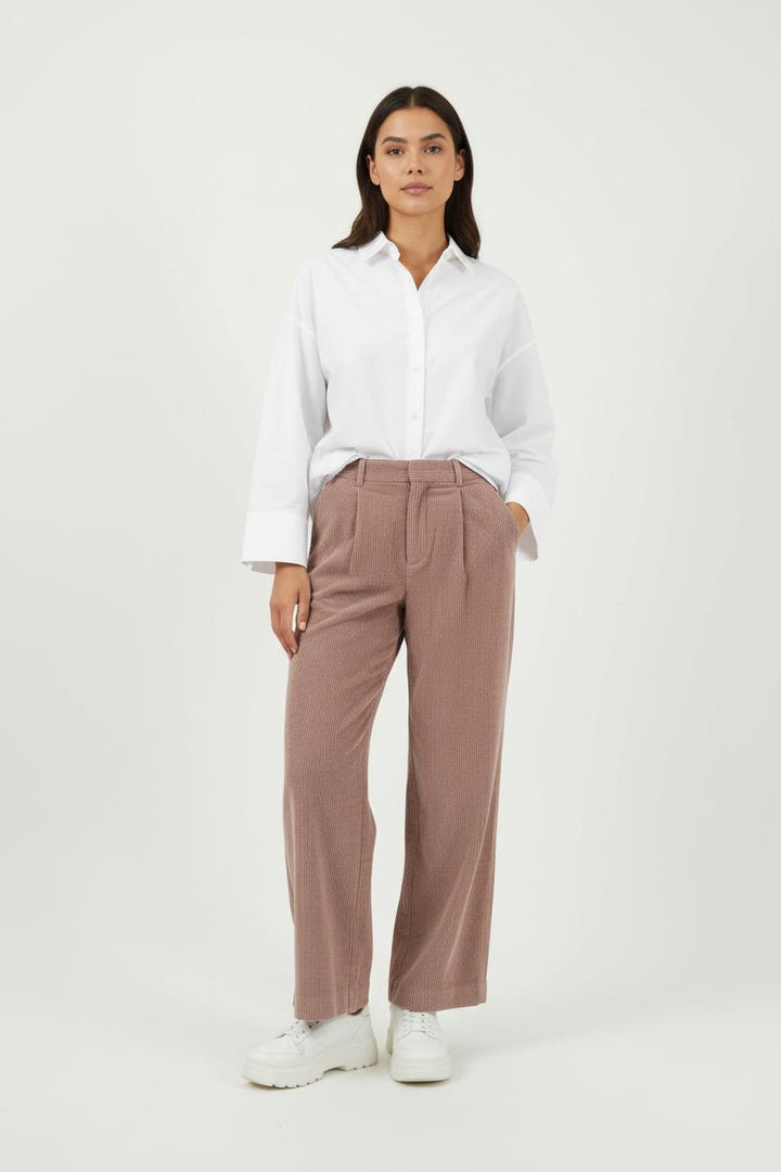 Pantalon Large Rose - Taille L/40 de la marque Caroll | PARAD90856 - Vendu par Paradigme - Image 1