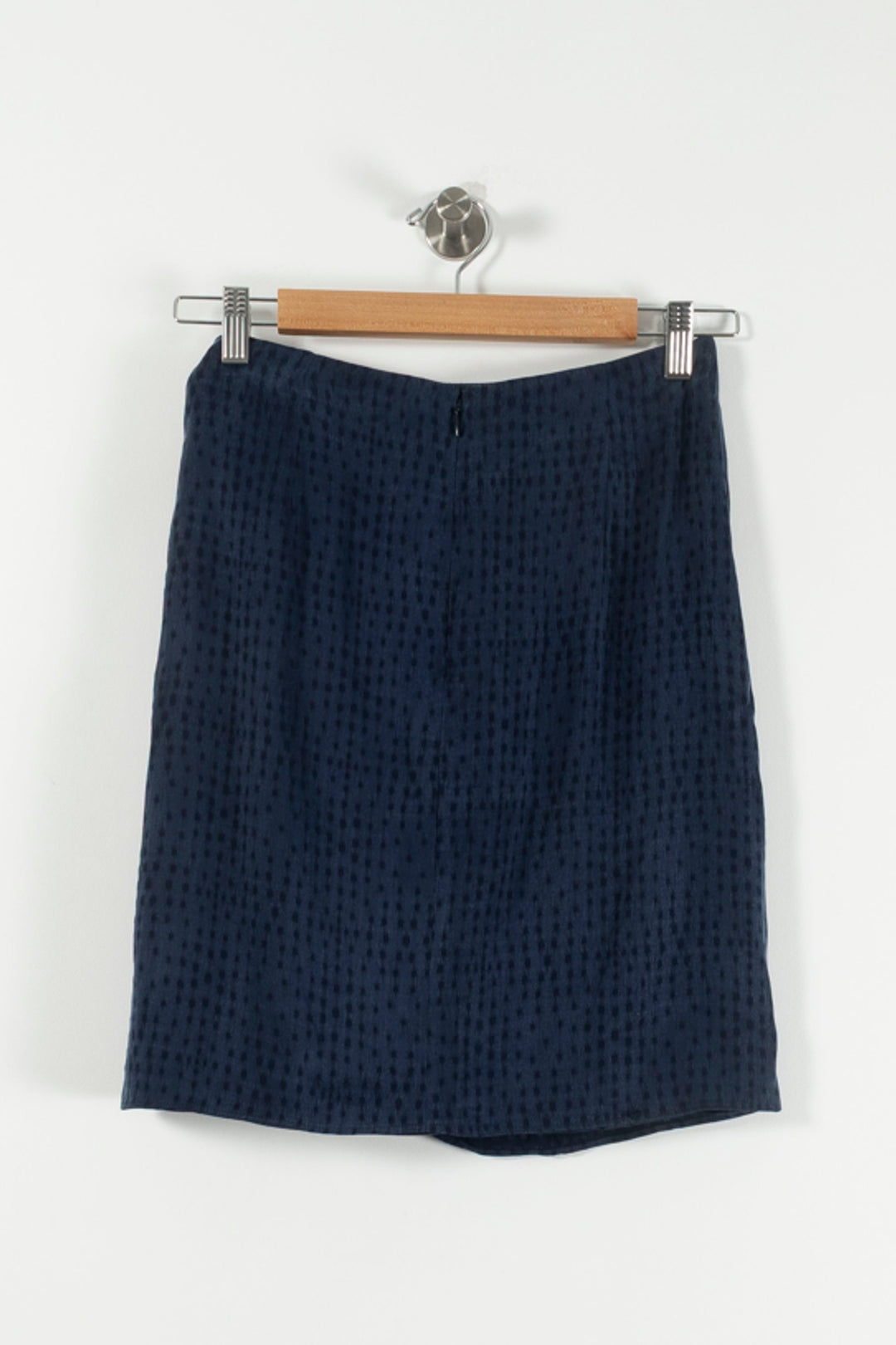 Jupe Drapée Bleue - Taille S/36 de la marque Tara Jarmon | PARAD90866 - Vendu par Paradigme - Image 4