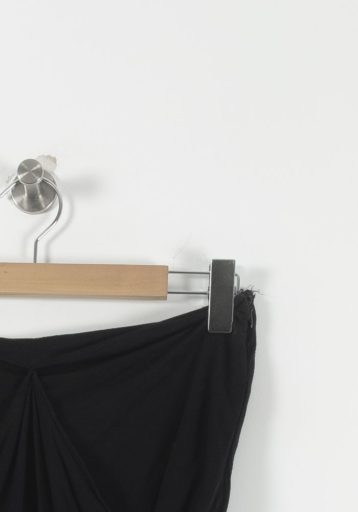 Jupe Drapée Noire - Taille S/36 de la marque Comptoir des Cotonniers | PARAD90869 - Vendu par Paradigme - Image 3