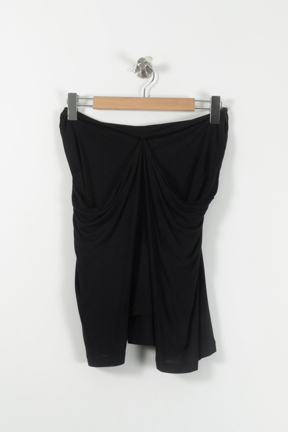 Jupe Drapée Noire - Taille S/36 de la marque Comptoir des Cotonniers | PARAD90869 - Vendu par Paradigme - Image 2