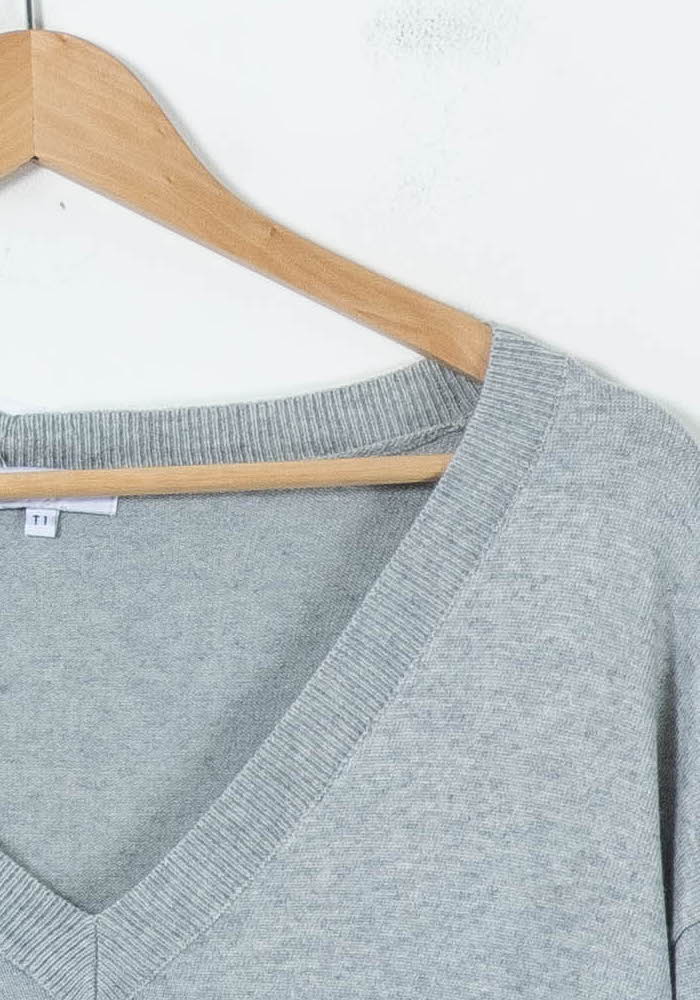 Robe Pull Grise - Taille S/36 de la marque Suncoo | PARAD90870 - Vendu par Paradigme - Image 3