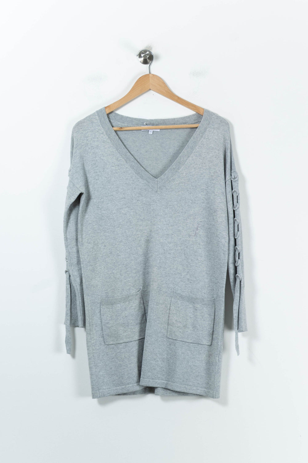 Robe Pull Grise - Taille S/36 de la marque Suncoo | PARAD90870 - Vendu par Paradigme - Image 2