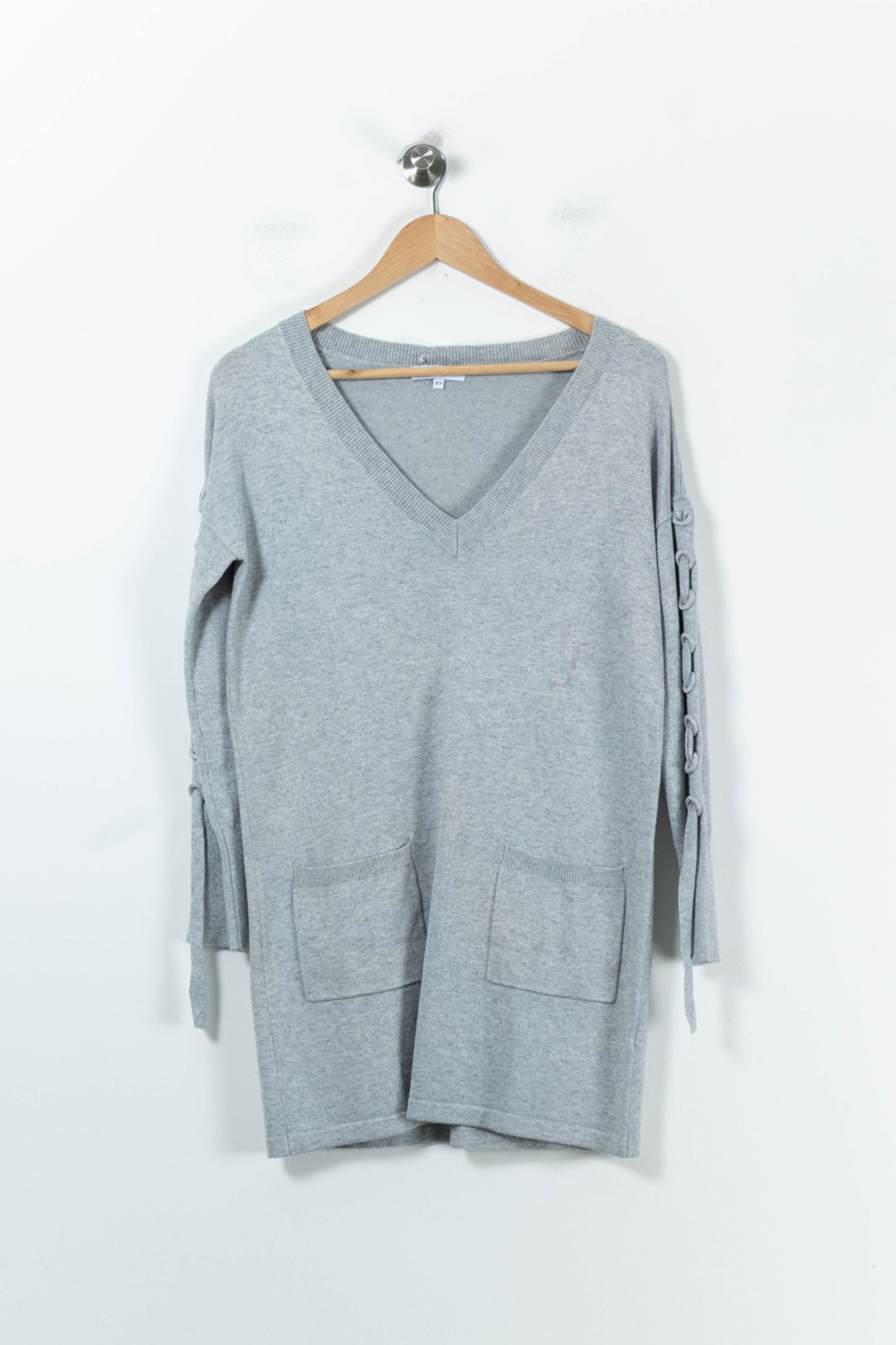 Robe Pull Grise - Taille S/36 de la marque Suncoo | PARAD90870 - Vendu par Paradigme - Image 2