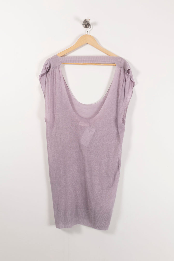 Robe Courte Violette - Taille M/38 de la marque Zadig&Voltaire | PARAD90871 - Vendu par Paradigme - Image 4