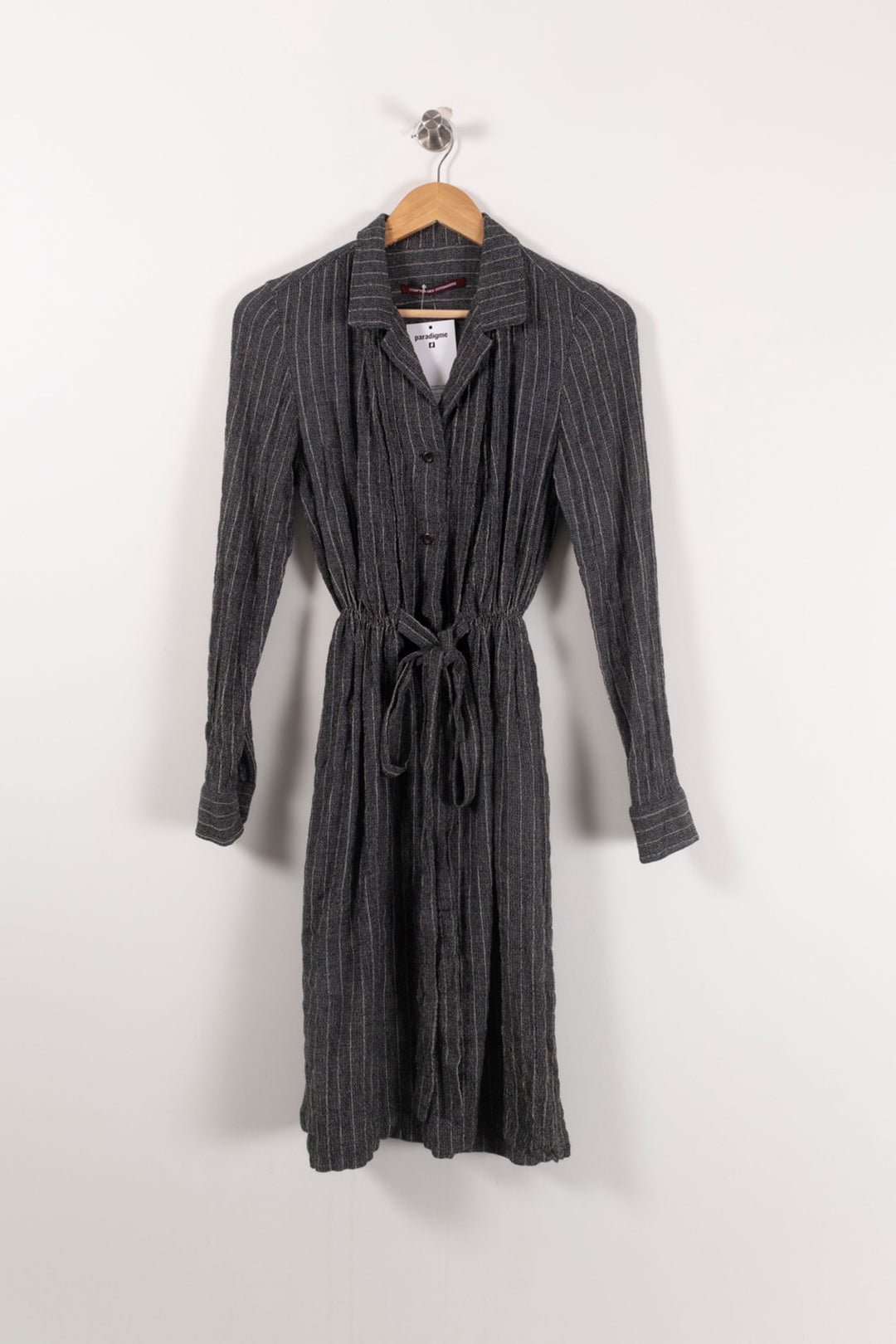 Robe Chemise Noire - Taille S/36 de la marque Comptoir des Cotonniers | PARAD90872 - Vendu par Paradigme - Image 2