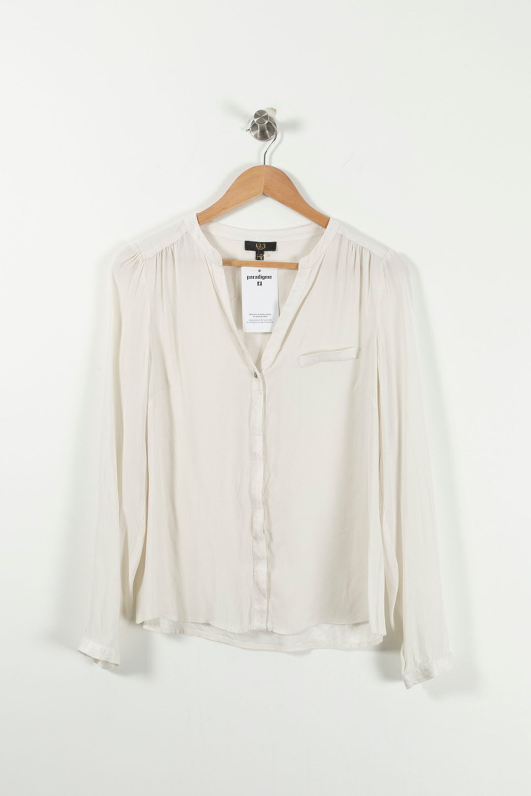 Blouse Blanche - Taille L/40 de la marque Maison 123 | PARAD90874 - Vendu par Paradigme - Image 2