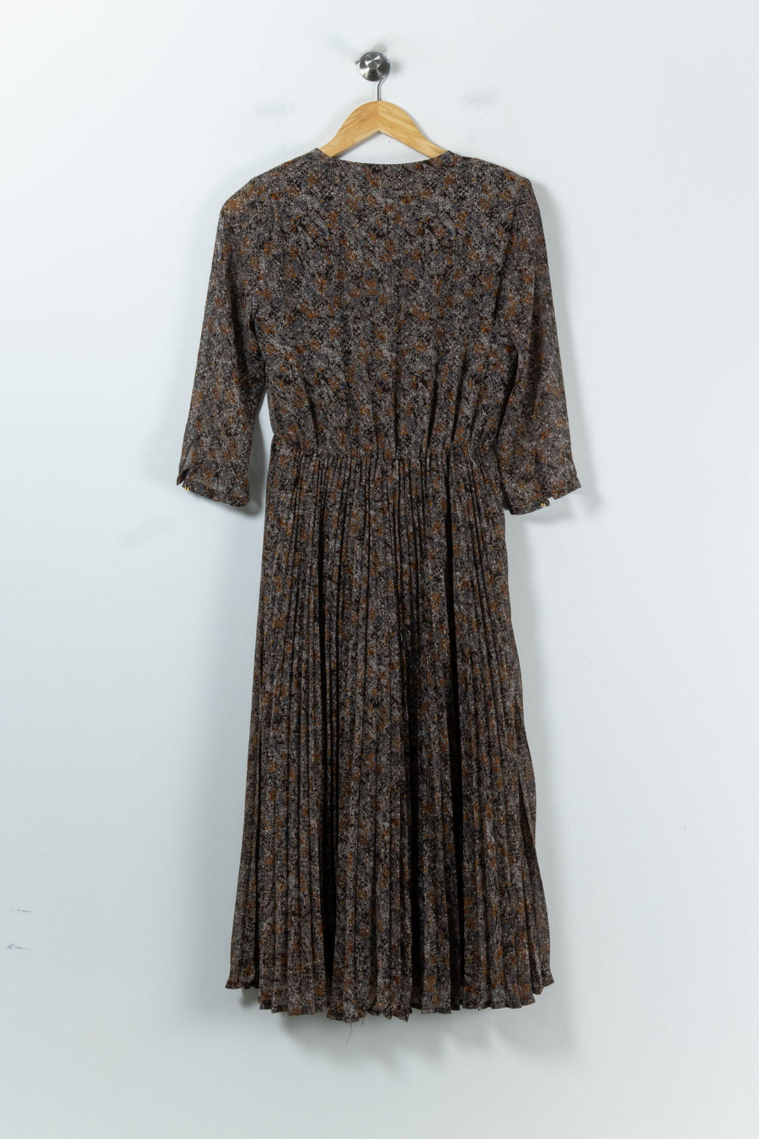 Robe Longue Marron - Taille XS/34 de la marque Sessùn | PARAD90878 - Vendu par Paradigme - Image 4