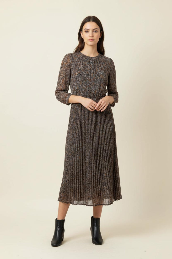 Robe Longue Marron - Taille XS/34 de la marque Sessùn | PARAD90878 - Vendu par Paradigme - Image 1