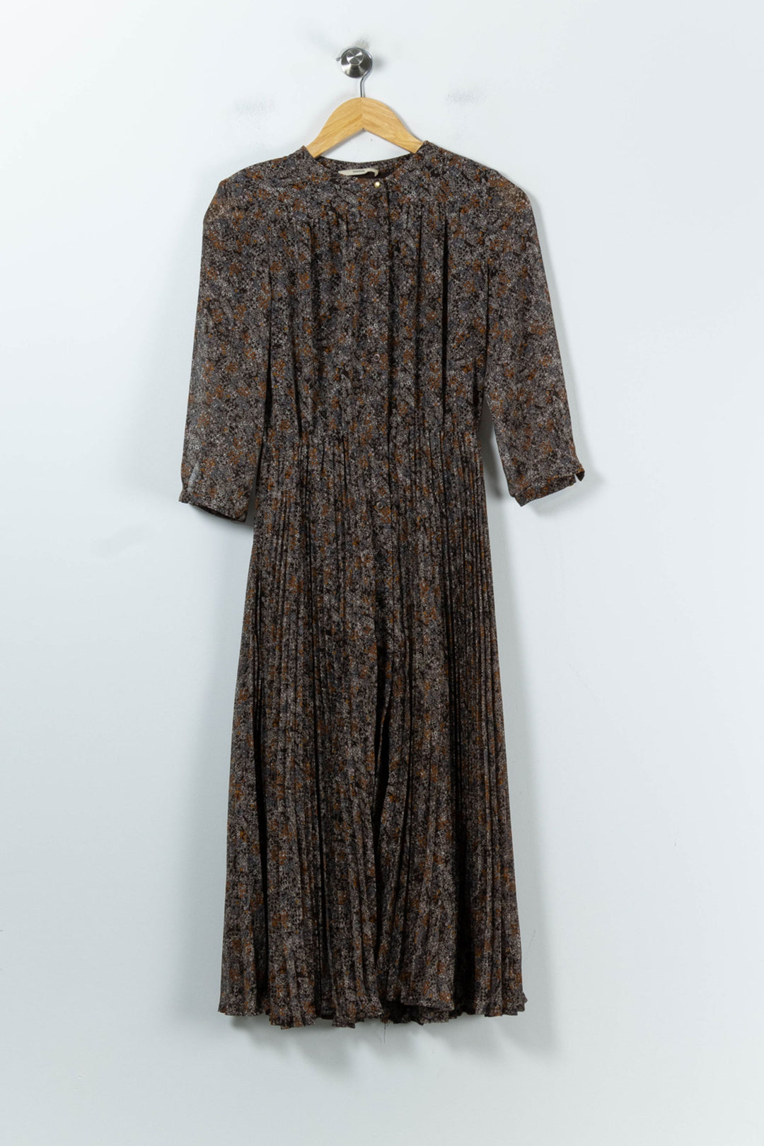 Robe Longue Marron - Taille XS/34 de la marque Sessùn | PARAD90878 - Vendu par Paradigme - Image 2