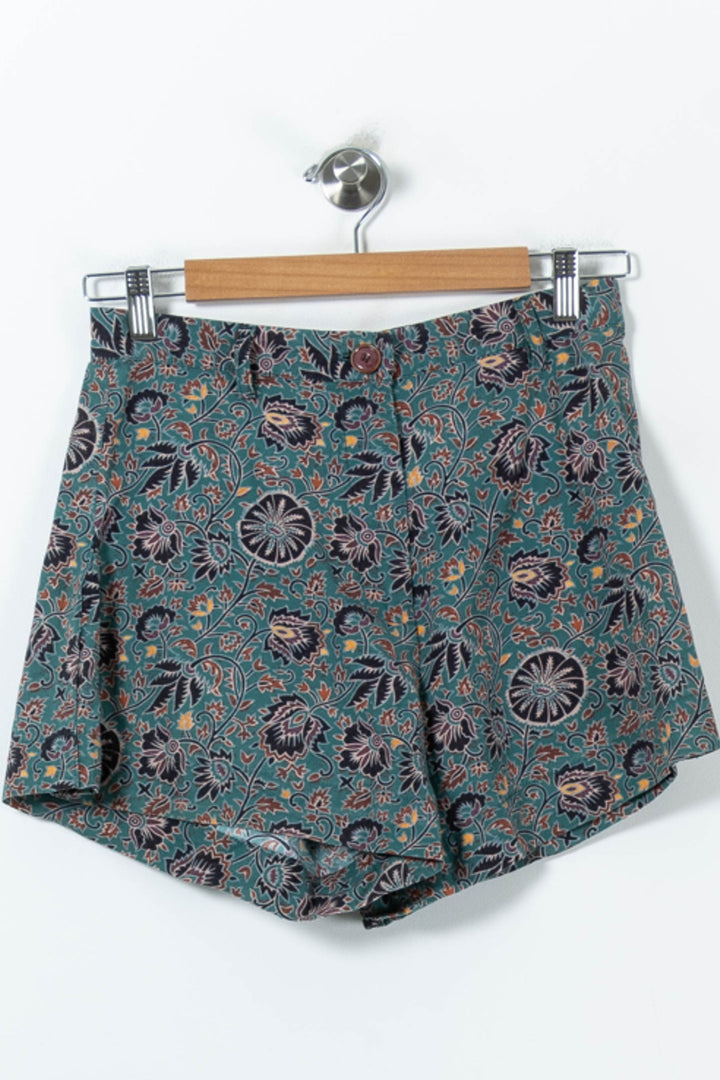 Short Fleuri Vert - Taille S/36 de la marque Sessùn | PARAD90879 - Vendu par Paradigme - Image 2