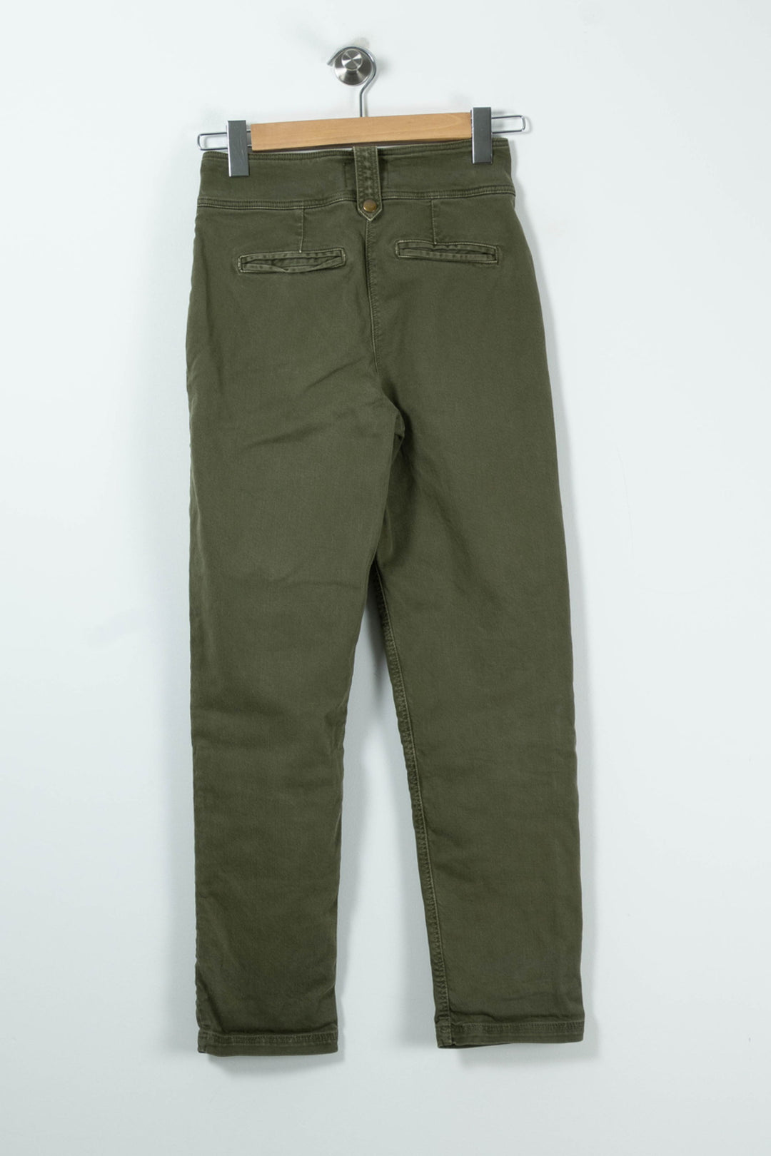 Pantalon Taille Haute Vert - Taille XS/34 de la marque Sézane | PARAD90886 - Vendu par Paradigme - Image 4