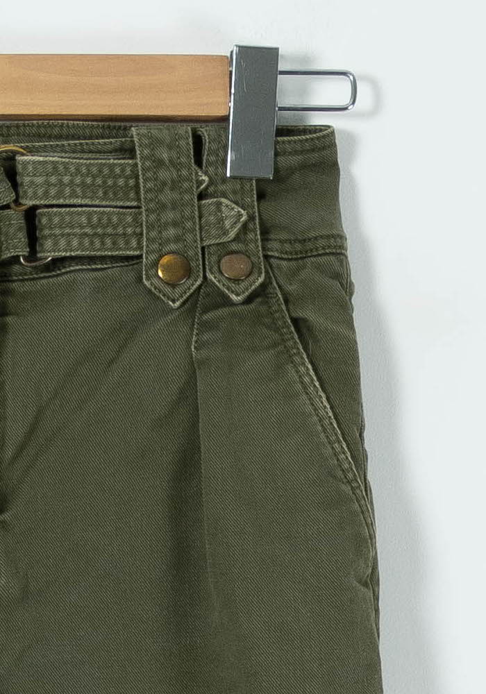 Pantalon Taille Haute Vert - Taille XS/34 de la marque Sézane | PARAD90886 - Vendu par Paradigme - Image 3
