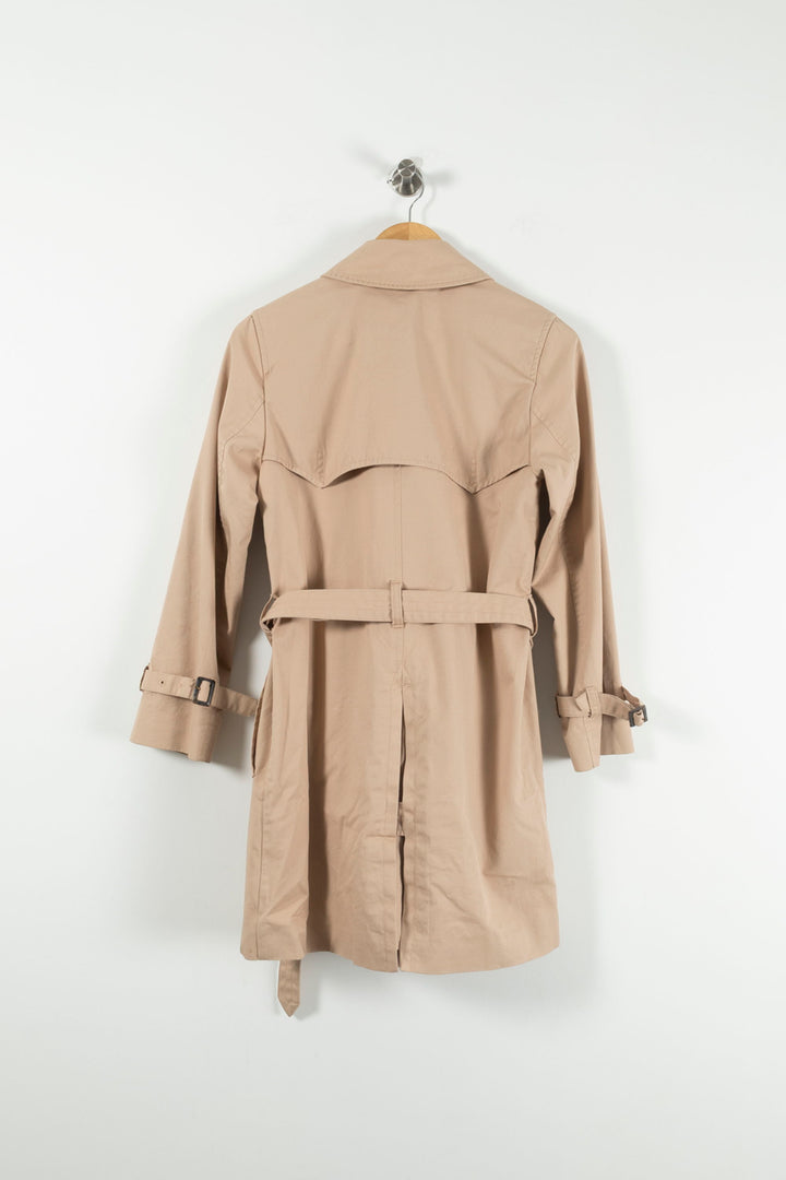 Trench Beige - Taille XS/34 de la marque Comptoir des Cotonniers | PARAD90888 - Vendu par Paradigme - Image 4