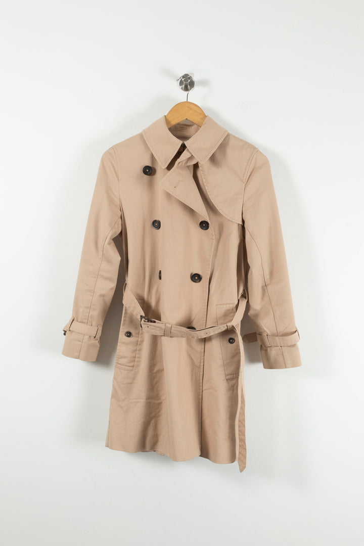 Trench Beige - Taille XS/34 de la marque Comptoir des Cotonniers | PARAD90888 - Vendu par Paradigme - Image 2