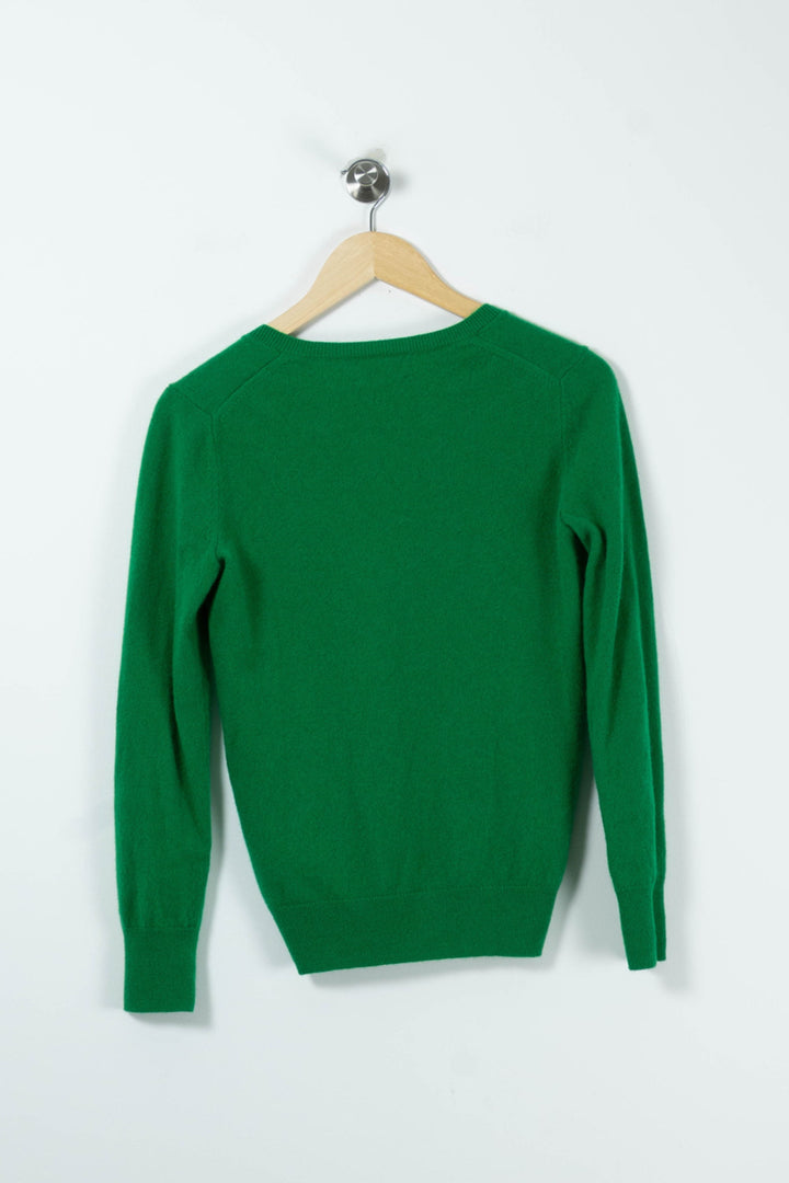 Pull Col V Vert - Taille M/38 de la marque From Future | PARAD90890 - Vendu par Paradigme - Image 4
