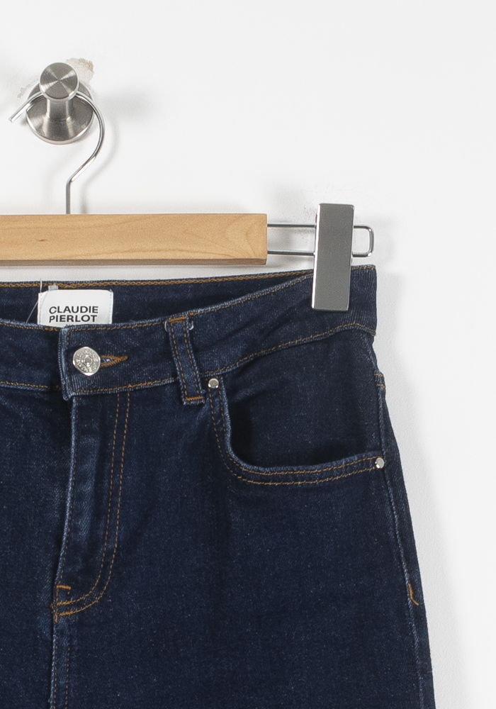 Jean Droit Bleu - Taille M/38 de la marque Claudie Pierlot | PARAD90899 - Vendu par Paradigme - Image 3