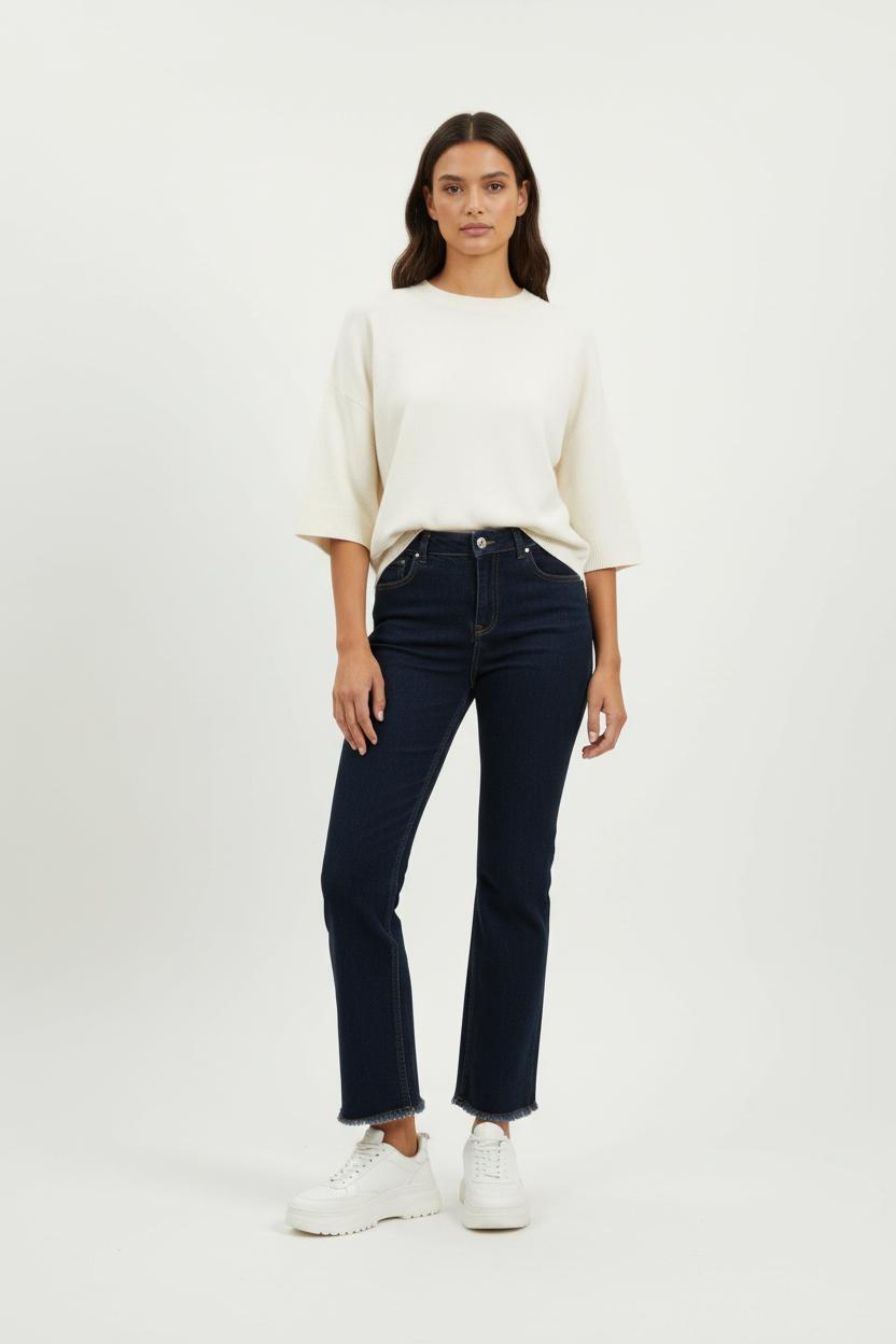 Jean Droit Bleu - Taille M/38 de la marque Claudie Pierlot | PARAD90899 - Vendu par Paradigme - Image 1