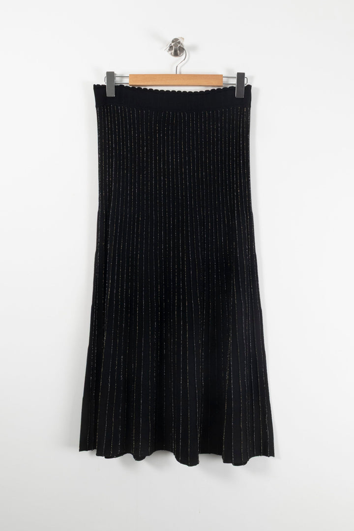 Jupe Plissée Noire - Taille L/40 de la marque ZAPA | PARAD90900 - Vendu par Paradigme - Image 4