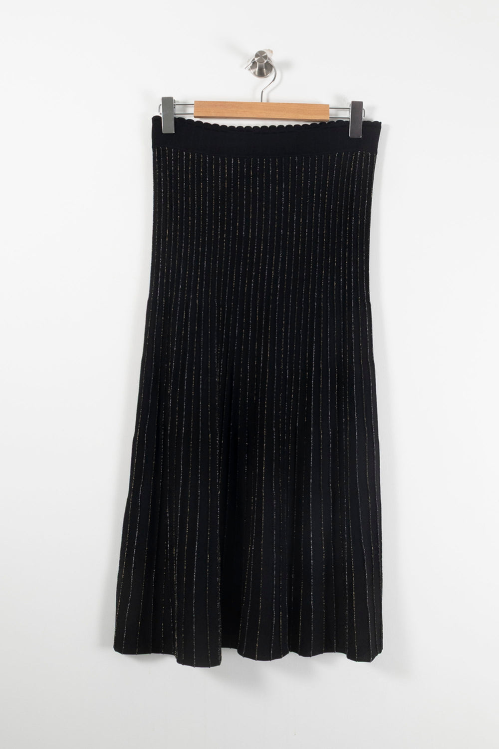 Jupe Plissée Noire - Taille L/40 de la marque ZAPA | PARAD90900 - Vendu par Paradigme - Image 2