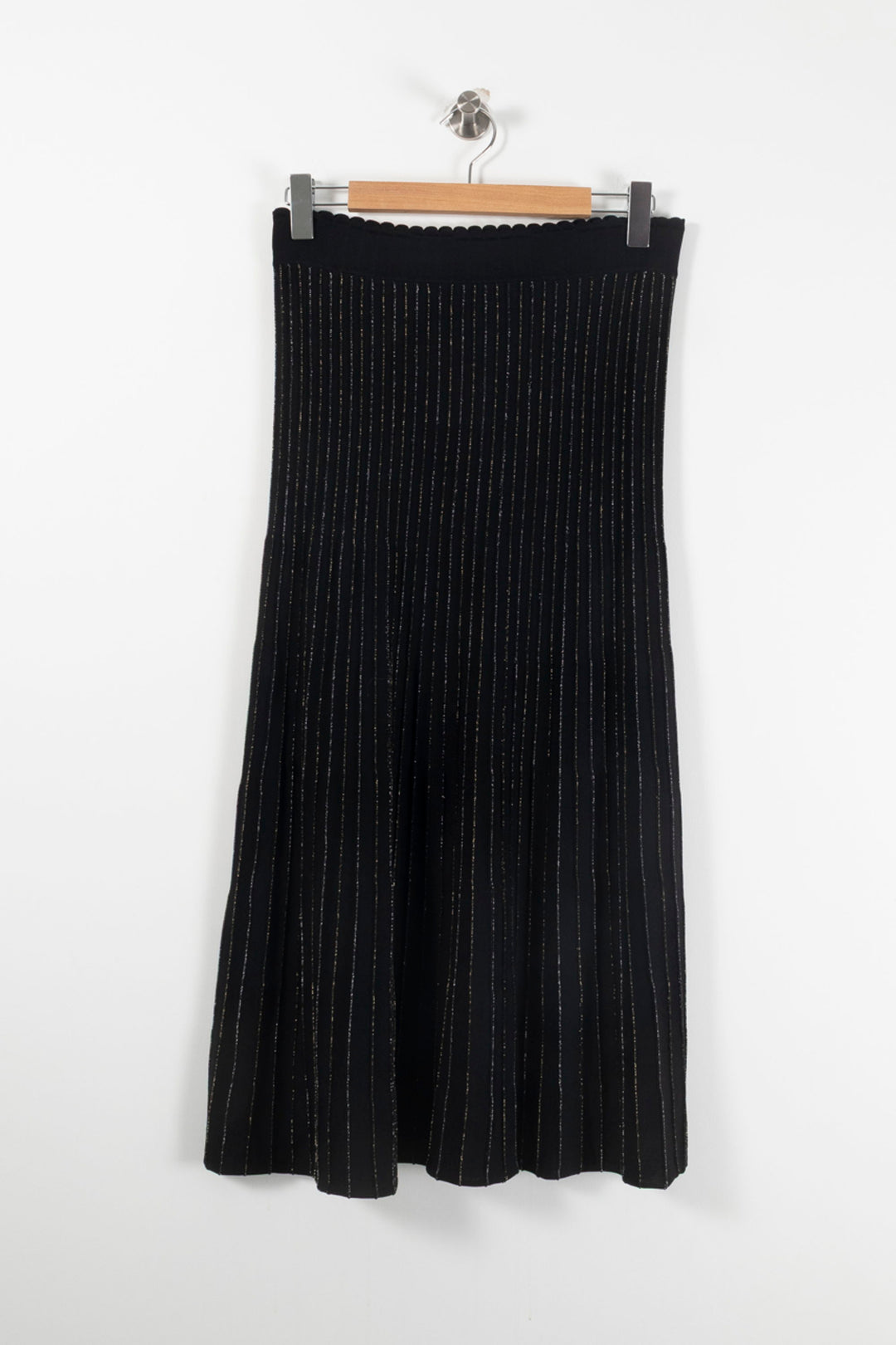 Jupe Plissée Noire - Taille L/40 de la marque ZAPA | PARAD90900 - Vendu par Paradigme - Image 2