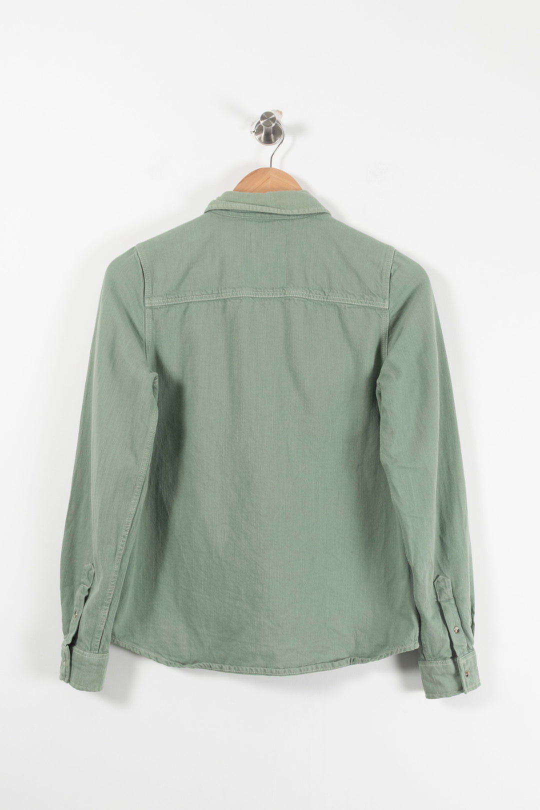 Surchemise Verte - Taille XS/34 de la marque Sézane | PARAD90903 - Vendu par Paradigme - Image 4
