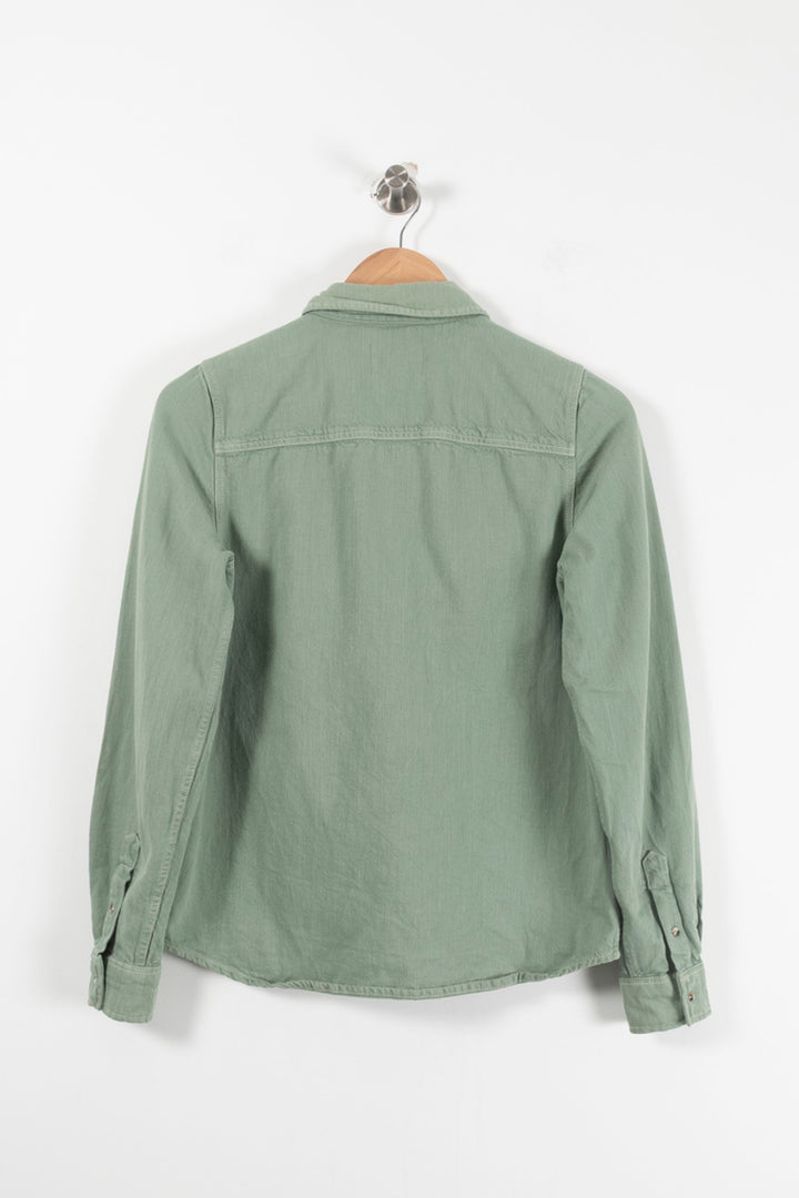 Surchemise Verte - Taille XS/34 de la marque Sézane | PARAD90903 - Vendu par Paradigme - Image 4