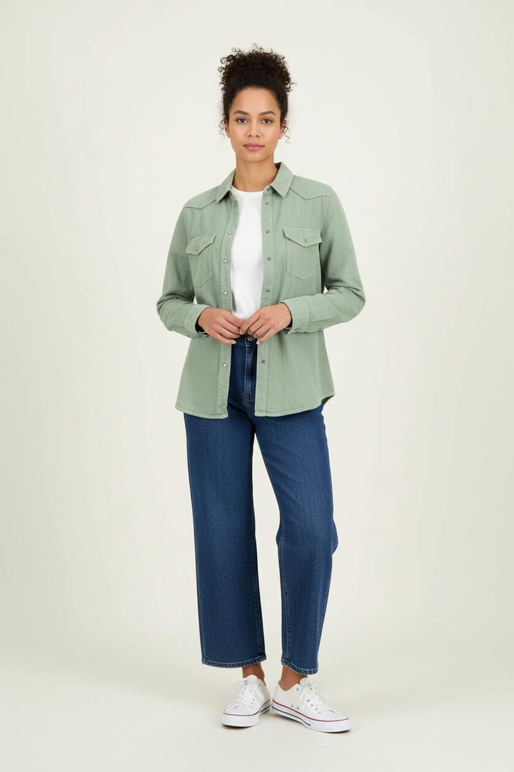 Surchemise Verte - Taille XS/34 de la marque Sézane | PARAD90903 - Vendu par Paradigme - Image 1