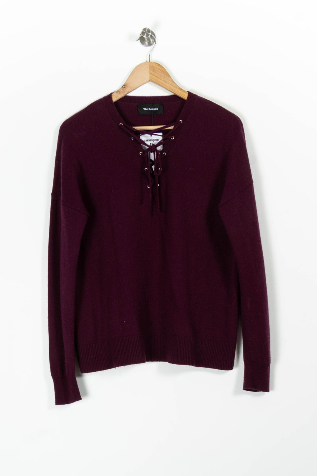 Pull Bordeaux - Taille S/36 de la marque The Kooples | PARAD90912 - Vendu par Paradigme - Image 2