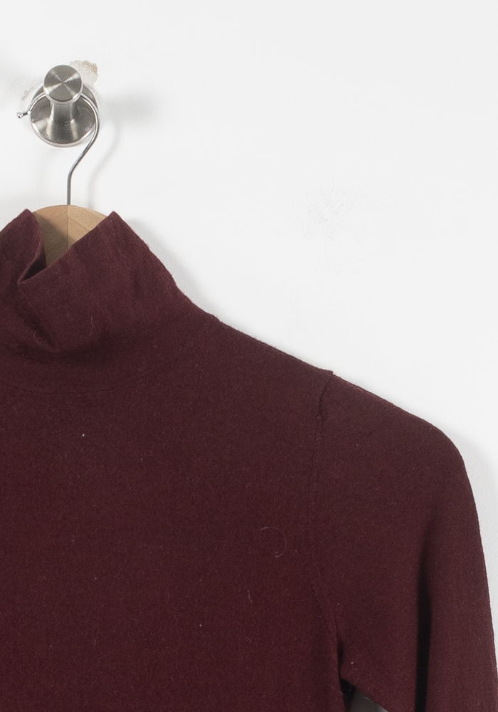 Pull Col Roulé Bordeaux - Taille S/36 de la marque Petite Mendigote | PARAD90917 - Vendu par Paradigme - Image 3