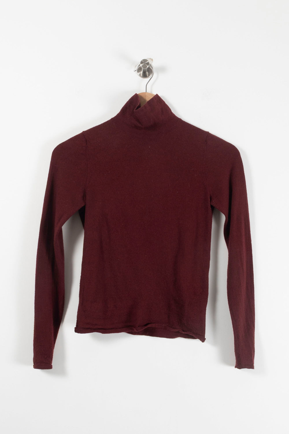 Pull Col Roulé Bordeaux - Taille S/36 de la marque Petite Mendigote | PARAD90917 - Vendu par Paradigme - Image 2