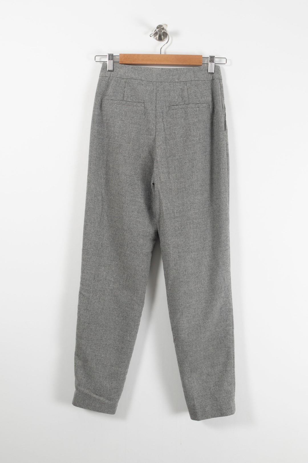 Pantalon Taille Haute Gris - Taille XS/34 de la marque Caroll | PARAD90924 - Vendu par Paradigme - Image 4