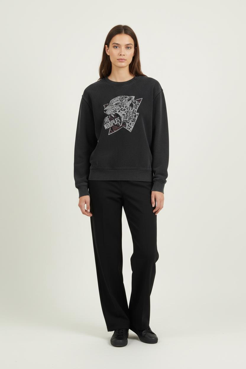 Sweatshirt Noir - Taille M/38 de la marque The Kooples | PARAD90929 - Vendu par Paradigme - Image 1
