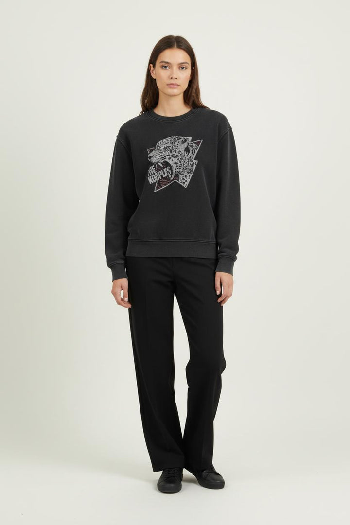Sweatshirt Noir - Taille M/38 de la marque The Kooples | PARAD90929 - Vendu par Paradigme - Image 1